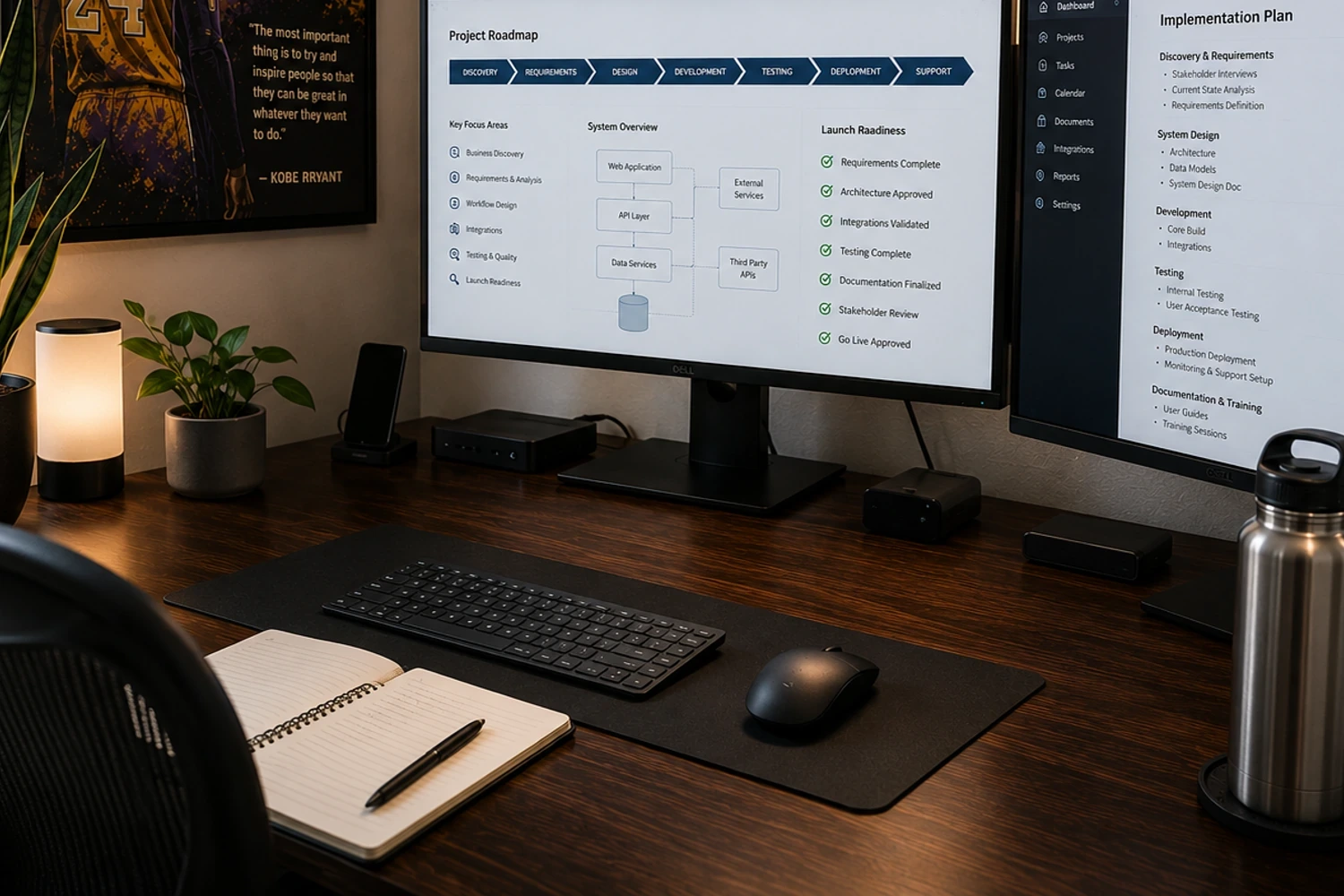 Blue Line website redesign and digital experience workspace